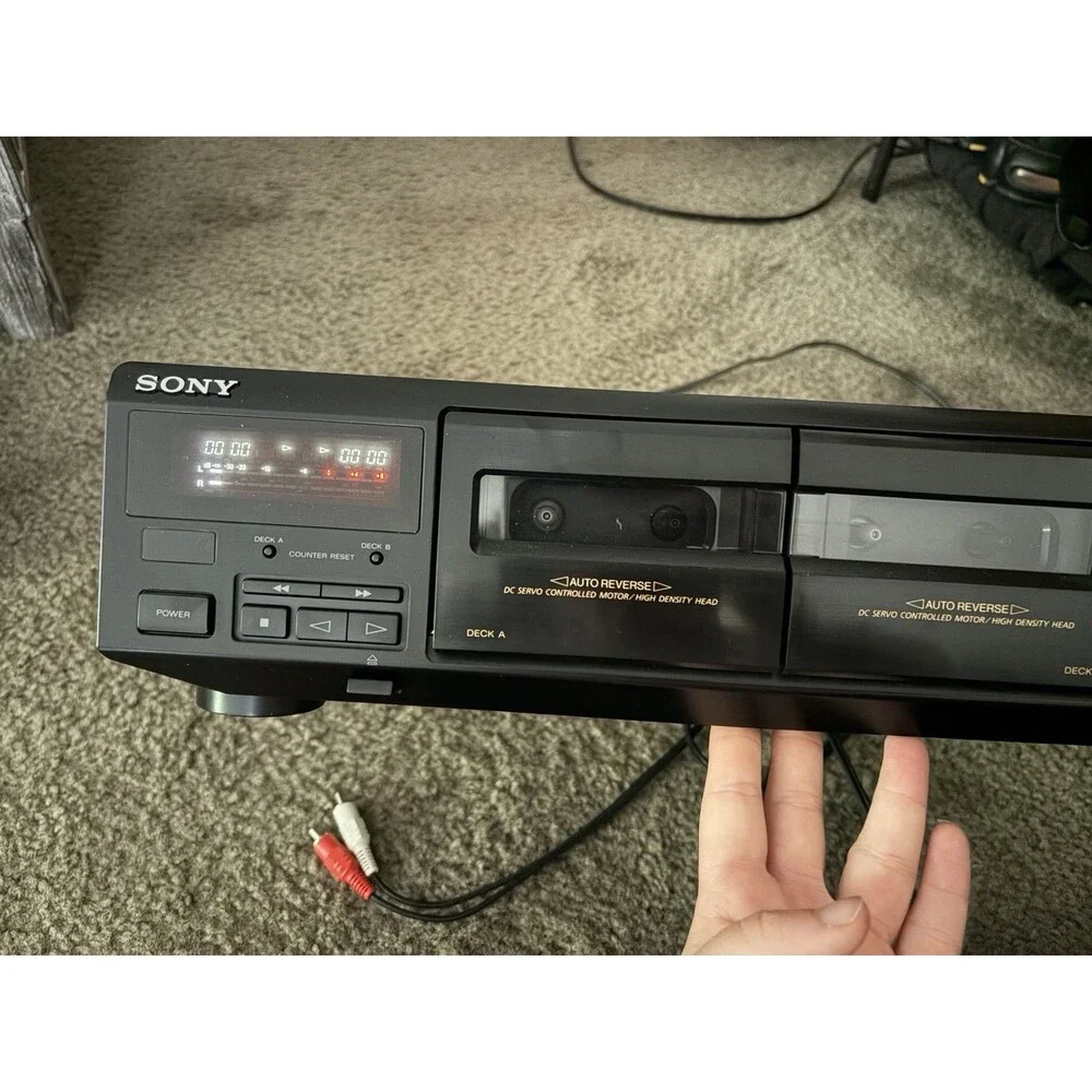 Sony TC-WE405 Stereo Separate Double Auto Reverse Cassette Deck HIFI *No Remote*